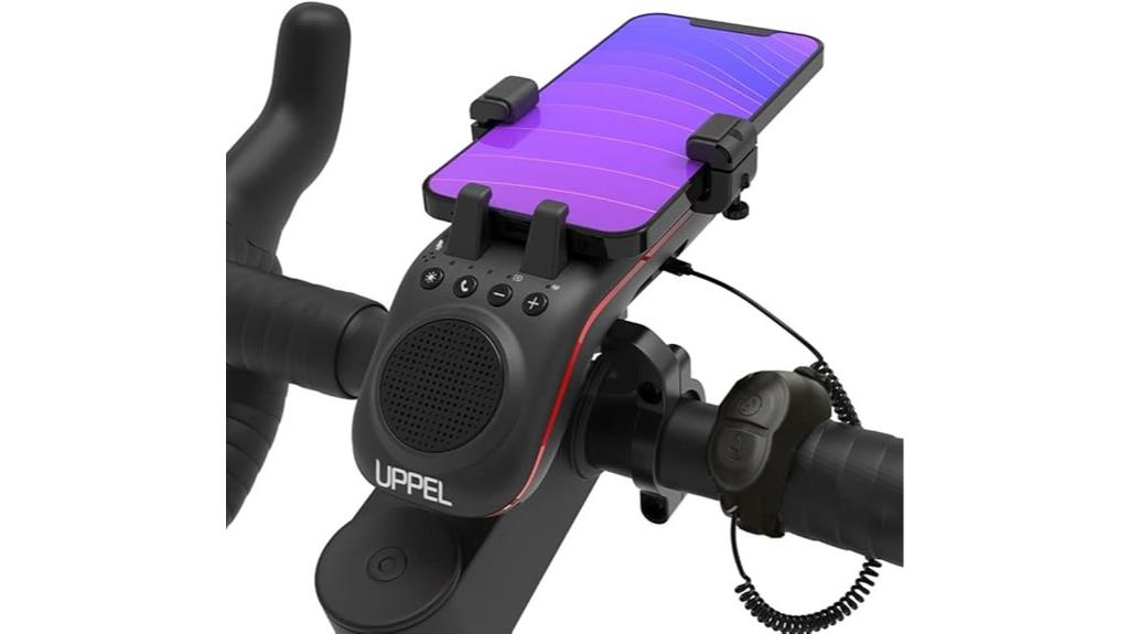 multifunctional bicycle speaker setup