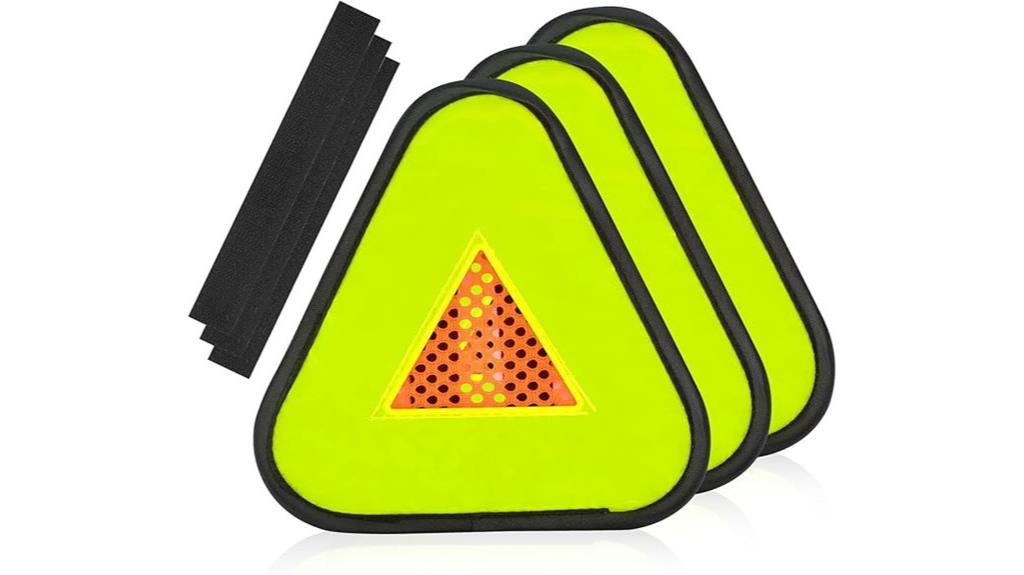 night bike safety triangle