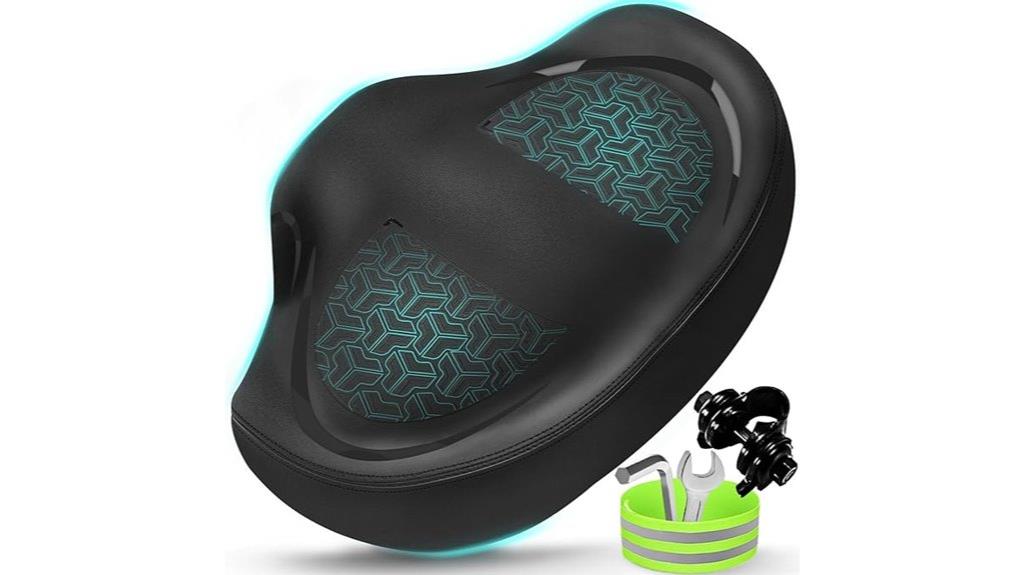noseless bicycle seat cushion