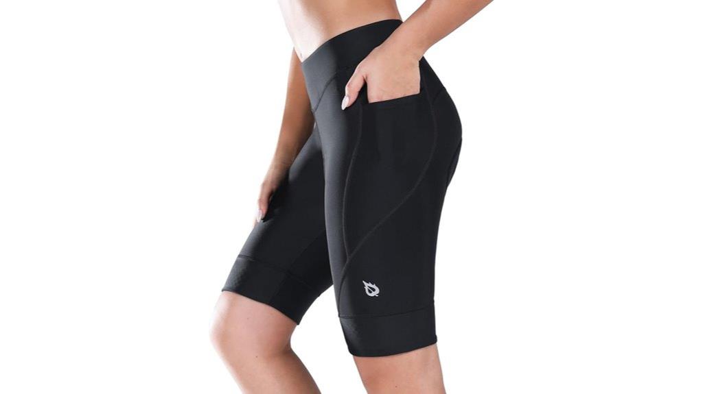 padded bike shorts waist