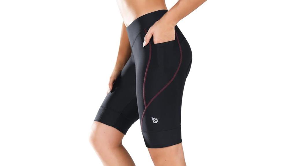 padded bike shorts with pockets