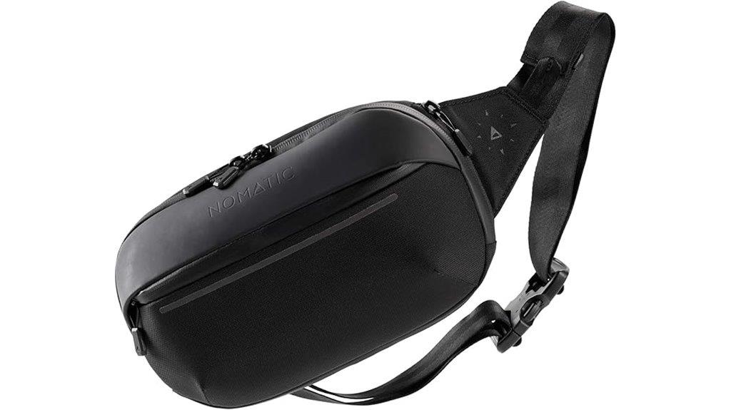 premium black sling bag