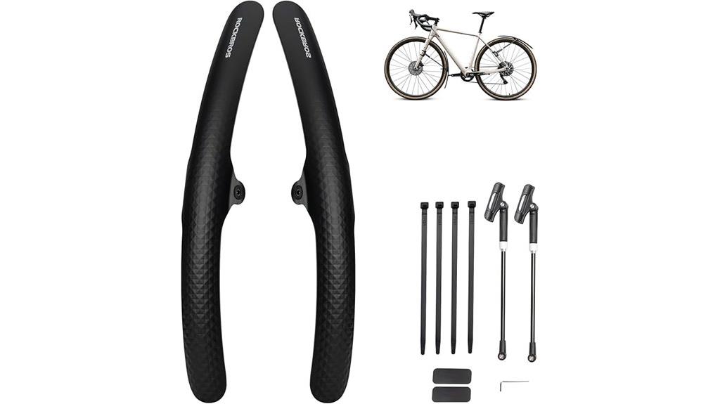 quick release bicycle fender set