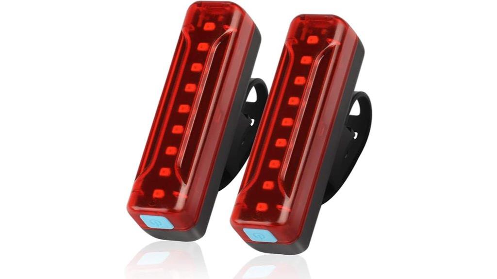 rechargeable bike light pack