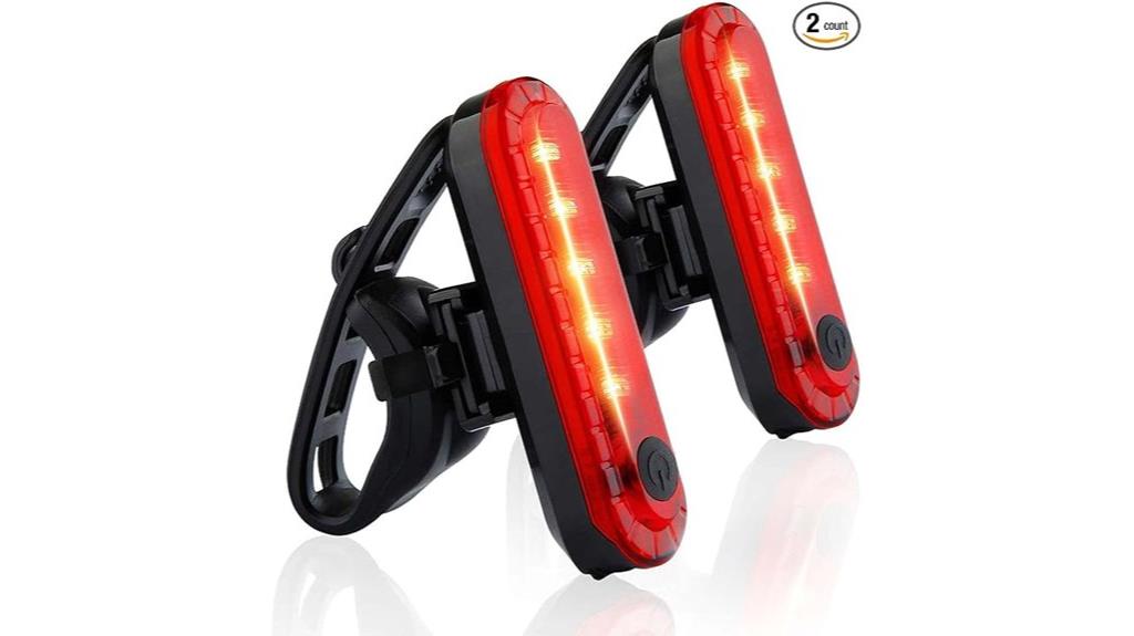 rechargeable bike light set