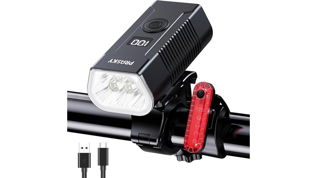 rechargeable usb bike lights