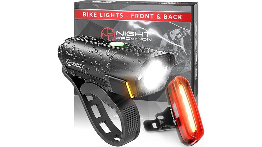 rechargeable usb c bike lights