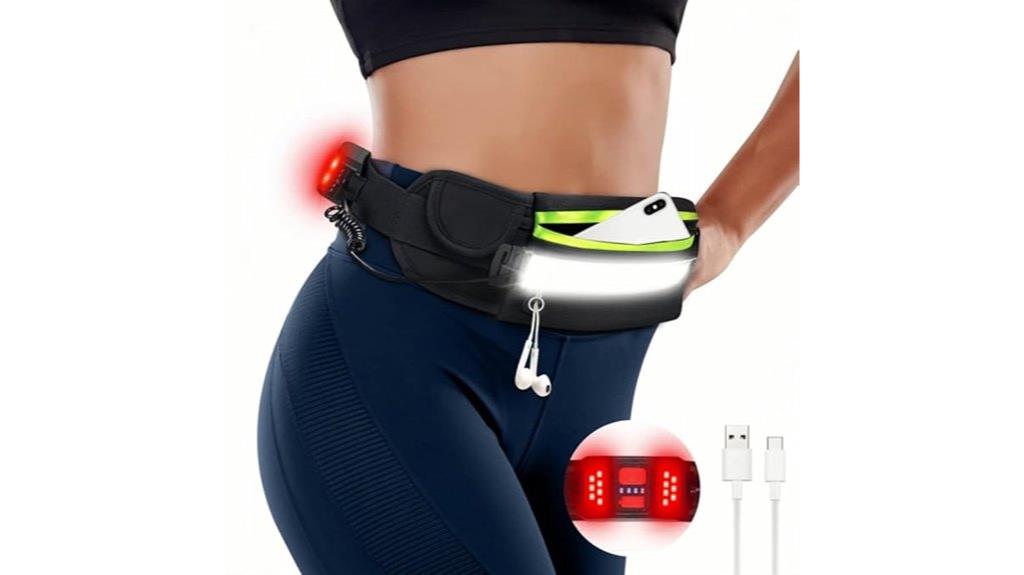 rechargeable wide angle belt light