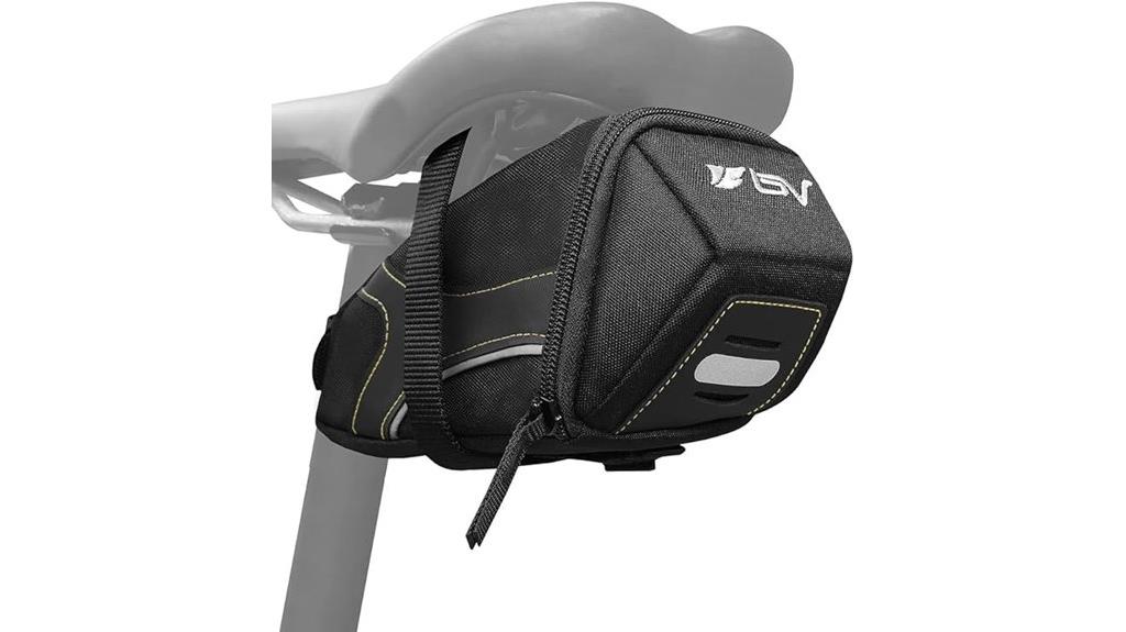 reflective bike strap on bag