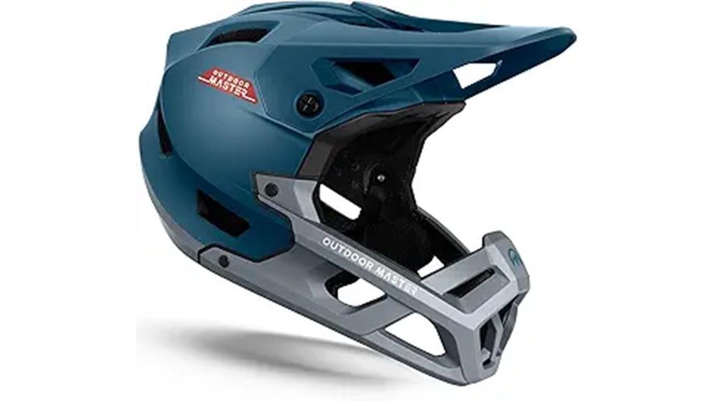 removable chin pad helmet