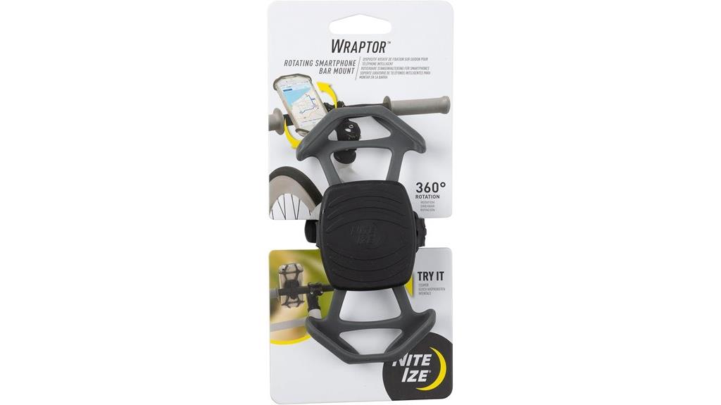 rotating smartphone bike mount