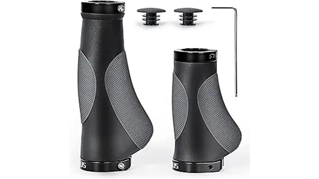 rubber ergonomic bike grips