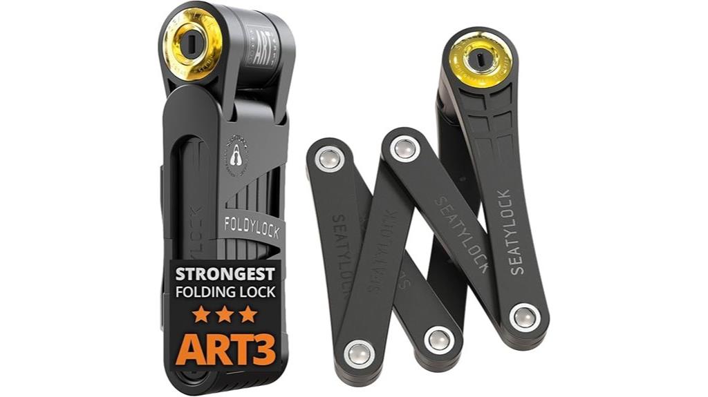 secure portable folding lock