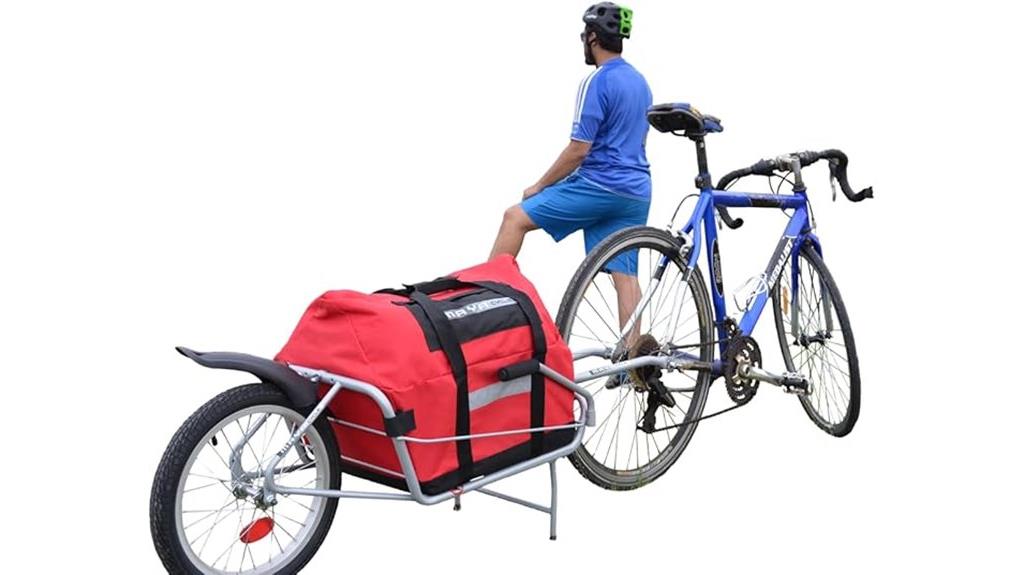single wheel cargo trailer