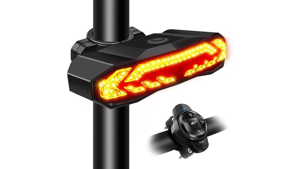 smart bike alarm taillight