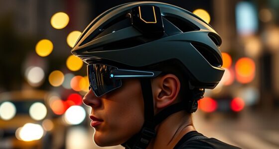 smart cycling helmets with safety