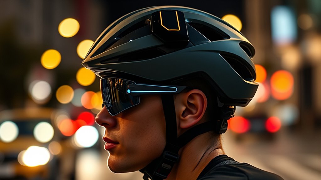 smart cycling helmets with safety