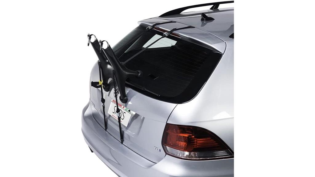 solo trunk mounted bike rack