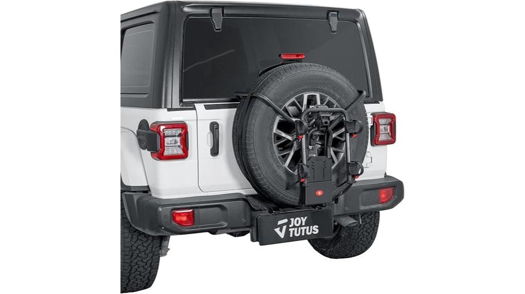 spare tire bike rack