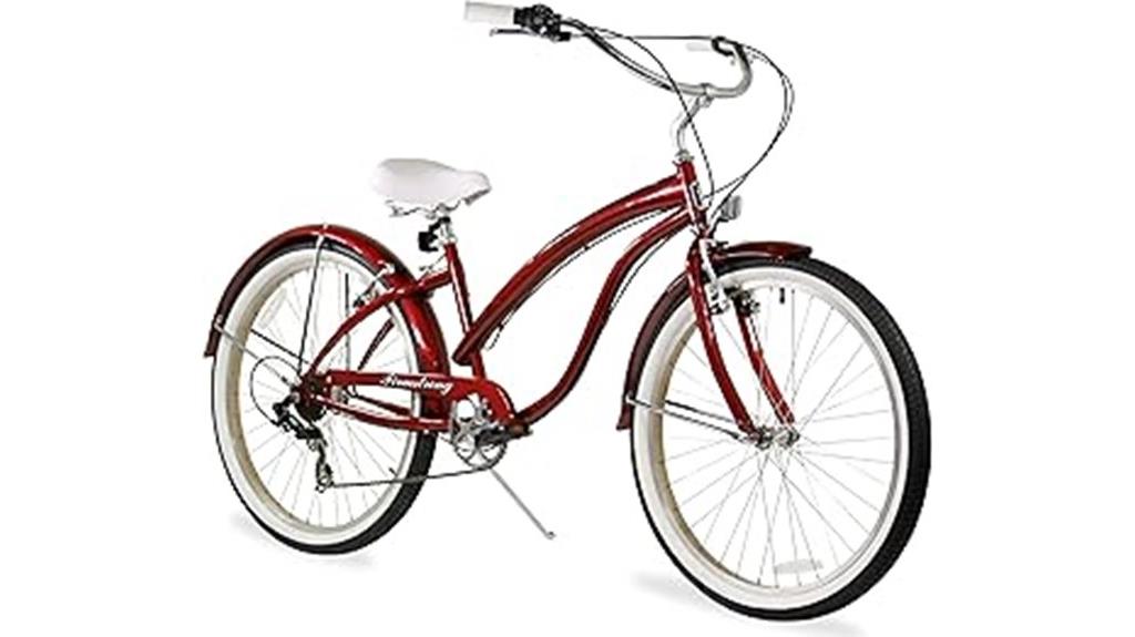 stylish beach cruiser bicycle