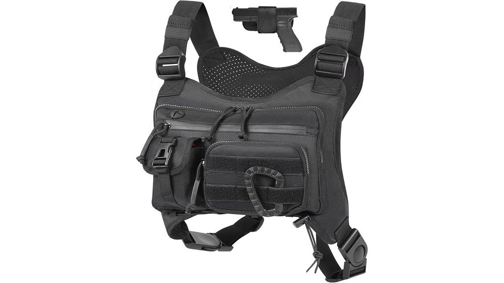 tactical chest bag vest