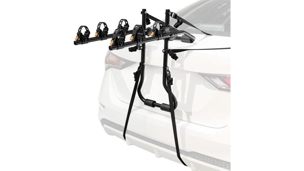 three bike folding hitch
