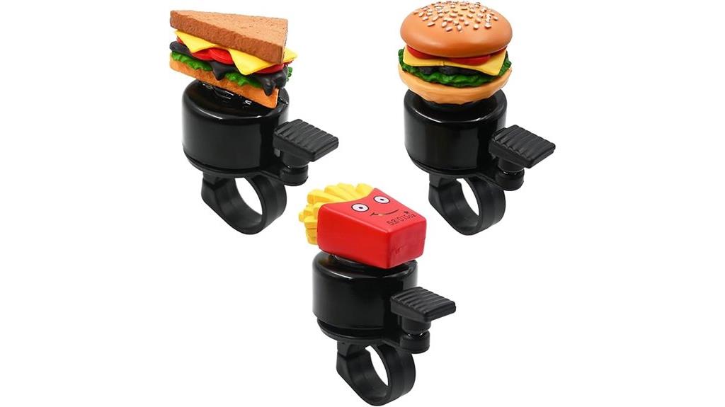 three pack bicycle bells