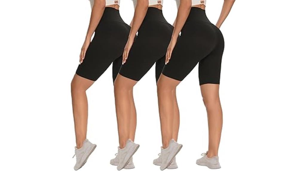 three women s biker shorts