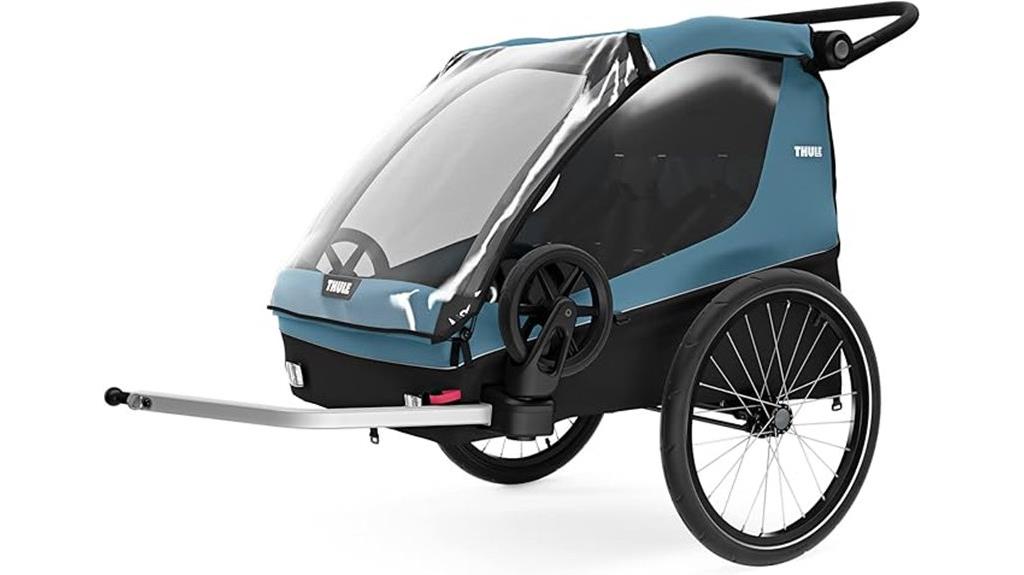 thule courier bike trailer