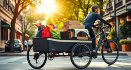 top cargo bike trailers