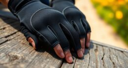 top half finger cycling gloves