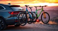 top hitch bike rack options