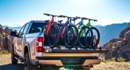 top truck bed bike racks