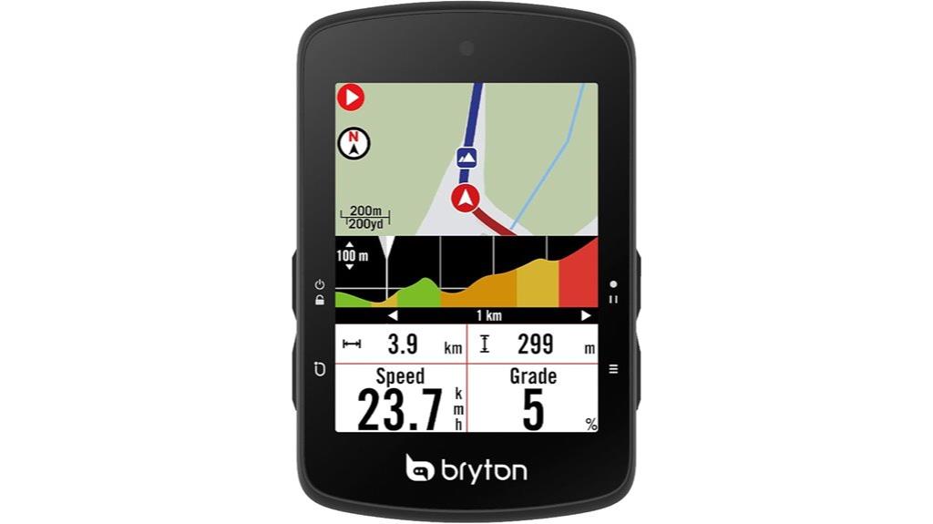 touchscreen gps cycling computer