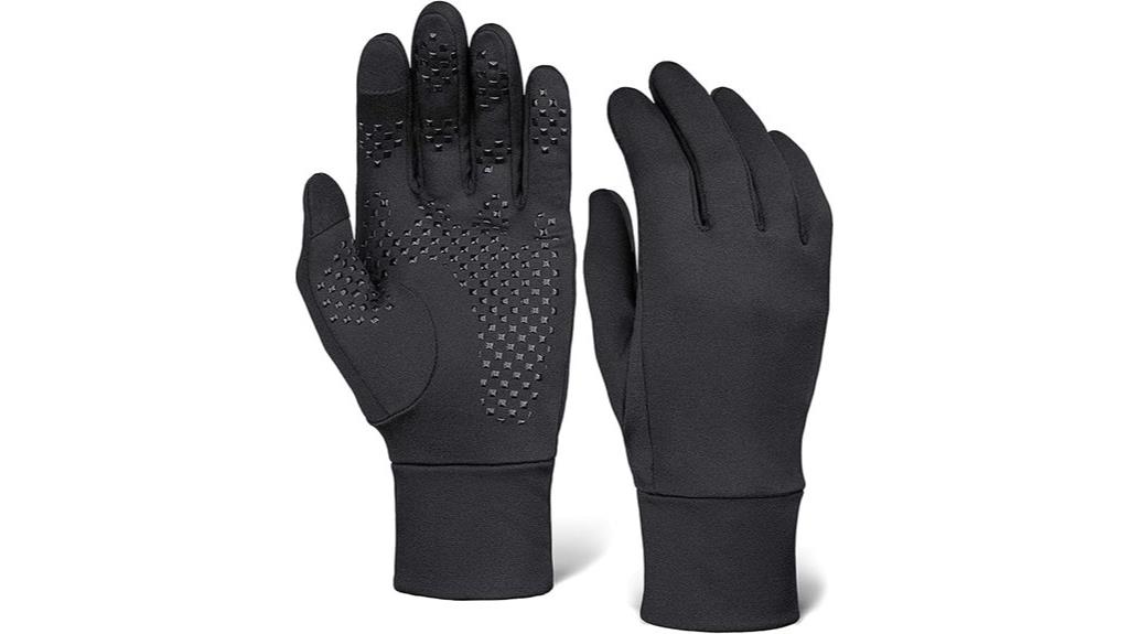 touchscreen winter running gloves