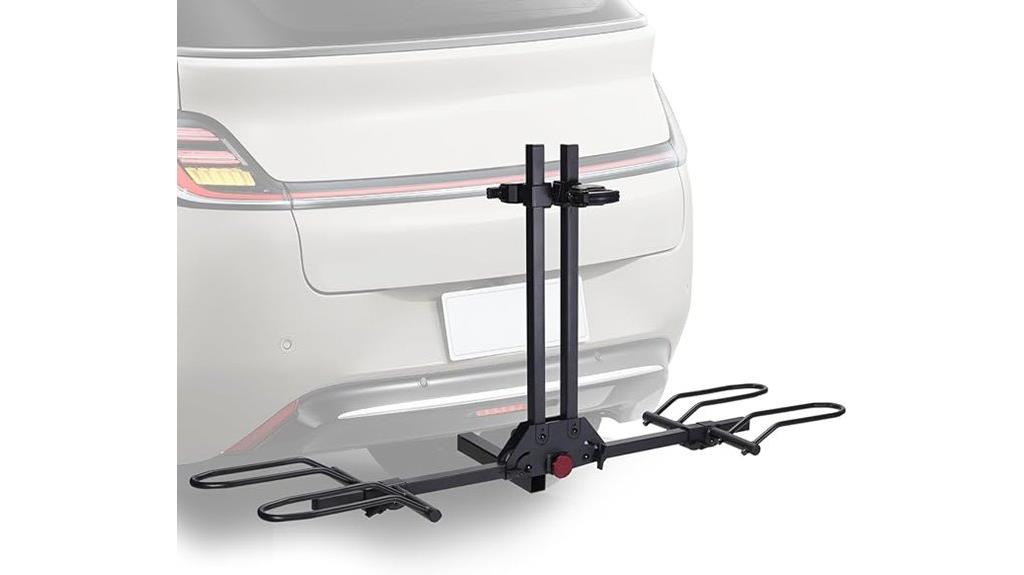 two bike capacity rack