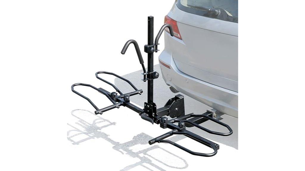 two bike hitch mount rack