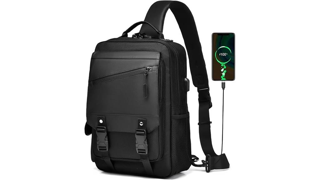unisex leaper crossbody bag