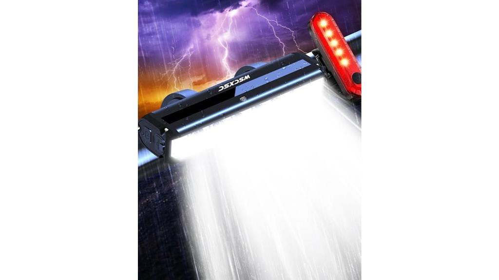 usb c rechargeable bicycle light