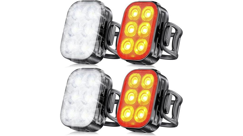 usb rechargeable bike lights