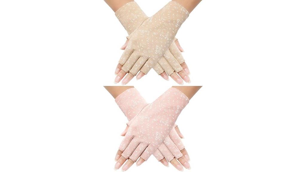 uv protection cycling gloves