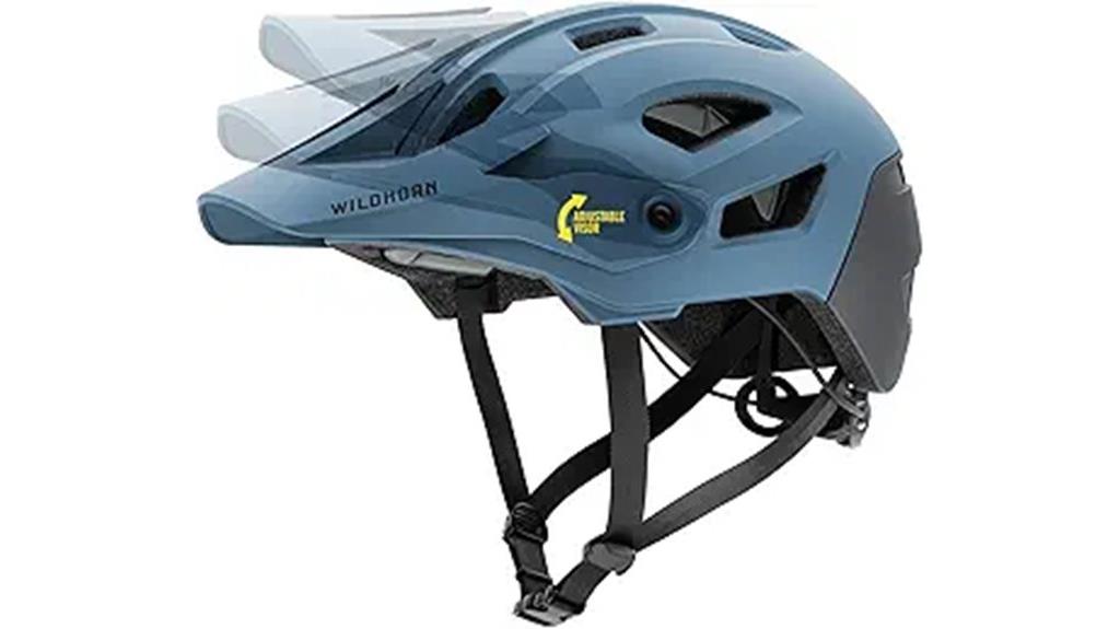 ventilated adjustable mountain helmet