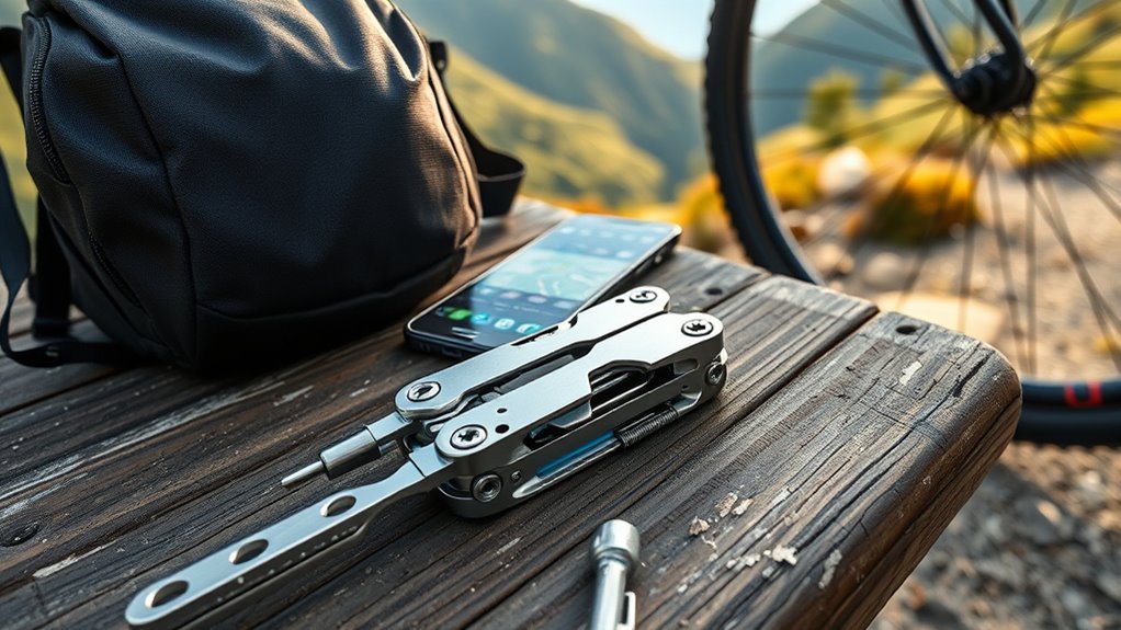 versatile portable bike toolkit