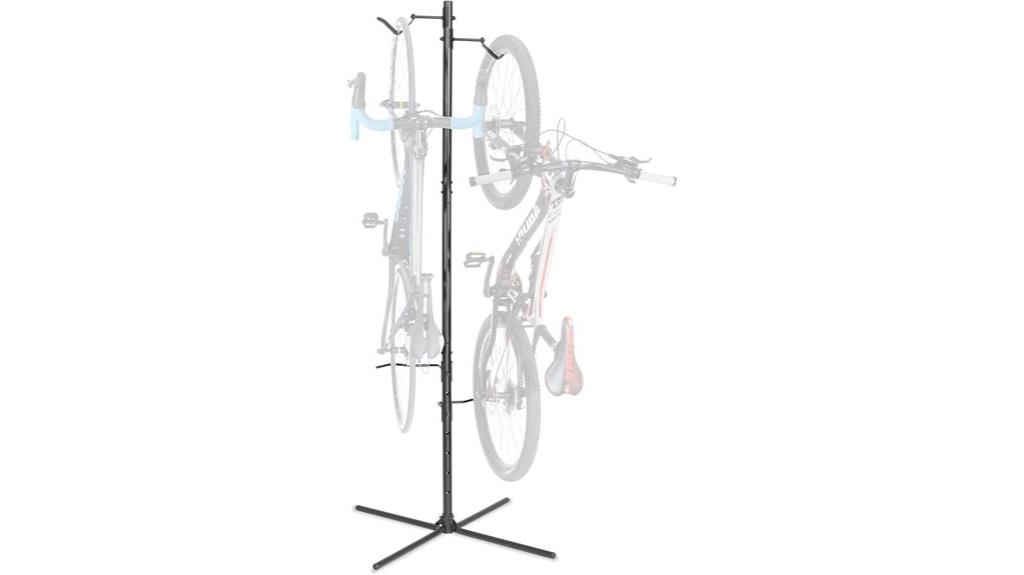 vertical bike parking rack