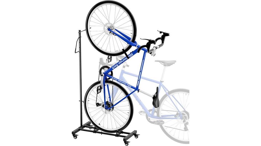 vertical bike stand for multiple wheels