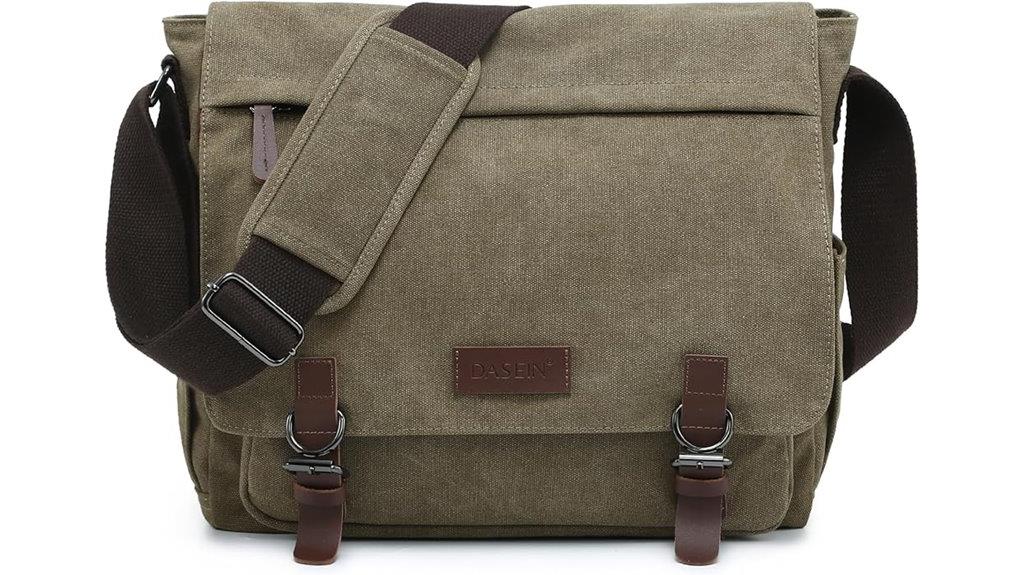 vintage canvas laptop bag