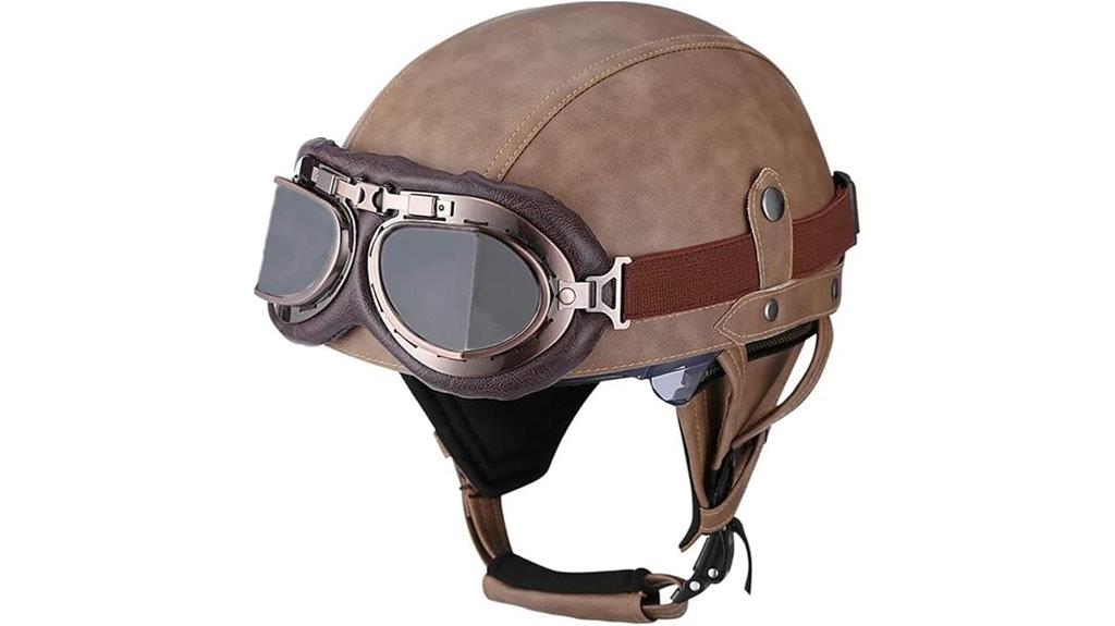 vintage german motorcycle helmet