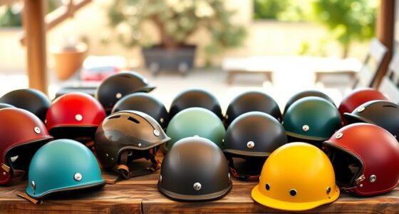 vintage inspired safety helmets