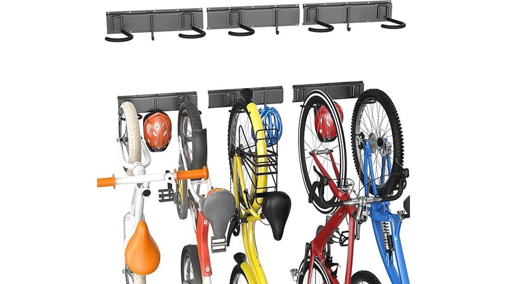 wall mounted bike rack