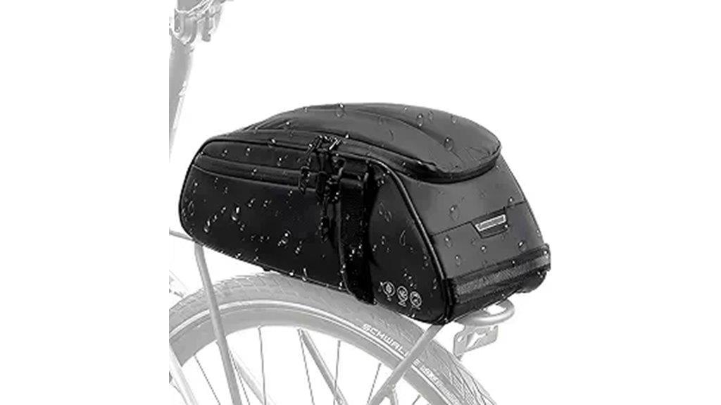water resistant bike rack bag